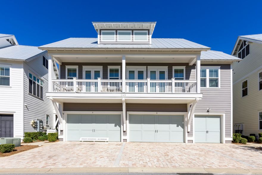 Introducing a world of luxury and convenience with this exquisite Aruba floor plan unit C in Prominence on 30A.  This immaculate fully furnished and TURN-KEY townhouse features 2 bedrooms, 2 bathrooms, a 1-car garage, and 1,293 sq ft of elegant living space. Professionally decorated and finished out with high-end features including a gourmet kitchen with stainless steel appliances, gas stove, farm sink and quartz countertops. The home also offers two king-size beds, tile floors (no carpet), a walk-in master closet, laundry room, and grand 10 ft ceilings finished with nice crown molding. In addition, the building in which the unit is located abuts beautiful Deer Lake State Park, and the home itself features a spacious balcony with a view of an open green space that is perfect for enjoying the Florida weather any time of the year. Ideal for investors or second homeowners, this property is RENT READY and a fantastic place to call your own. Situated close to the resort-style Prominence pool/grilling area and just across the street from The Big Chill(a.k.a The Hub), you can truly enjoy all the amazing features this location has to offer. Prominence is also conveniently located close to beach accesses, including Deer Lake State Park and Bramble Grove Beach. With one of the best central locations on 30a, this unit is a prime opportunity and the perfect place to call your own.

