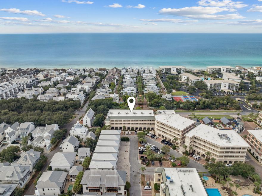 This beautifully updated 3-bedroom, 2-bath condo is located in The Village of South Walton, perfectly positioned between Rosemary Beach and Alys Beach along Scenic Highway 30A. This unit offers a seamless blend of comfort, style, and walkable convenience in one of the area's most sought-after locations.Step inside to an inviting open-concept layout with abundant natural light, quartz countertops, stainless steel appliances, and coastal-inspired finishes throughout. The primary suite features a king bed, private balcony access overlooking 30A, and a spacious en-suite bath. Two guest rooms, one with a queen bed and another with a daybed + trundle, along with a queen sleeper sofa in the living room, offer flexible accommodations for up to 8 guests. Located above local shops and dining, and just steps from bike rentals, coffee, ice cream, and casual eats, this condo is designed for easygoing beach living. Enjoy access to two resort-style pools, a hot tub, private deeded beach access, and a seasonal tram for effortless trips to the Gulf. With the bike path, concerts, farmers markets, and more right outside your door, you'll love having the 30A lifestyle at your fingertips.

Whether you're looking for a personal beach escape or a rental-ready investment, this turnkey condo checks every box.