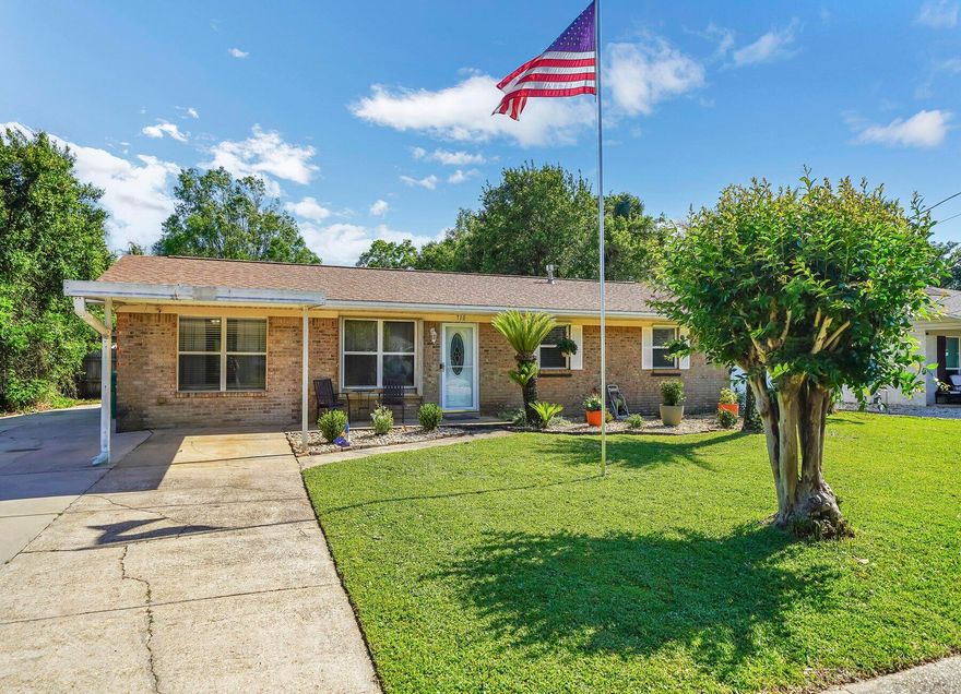BACKYARD OASIS ALERT! Looking for your dream home in a perfect location? Look no further than 710 Marcia Circle! This stunning property is sure to catch your eye with its clean curb appeal. Situated on a beautifully landscaped lot, this adorable home features a brick and fiber cement exterior. As you enter the home you are greeted by a large dining room, perfect for hosting friends and family. The spacious kitchen is a chef's dream, with ample counter and cabinet space, modern appliances, and a convenient breakfast bar. The large living room offers plenty of natural light and a great space for family time, or entertaining friends.  And when it's time to unwind, the expansive master bedroom is the perfect retreat.