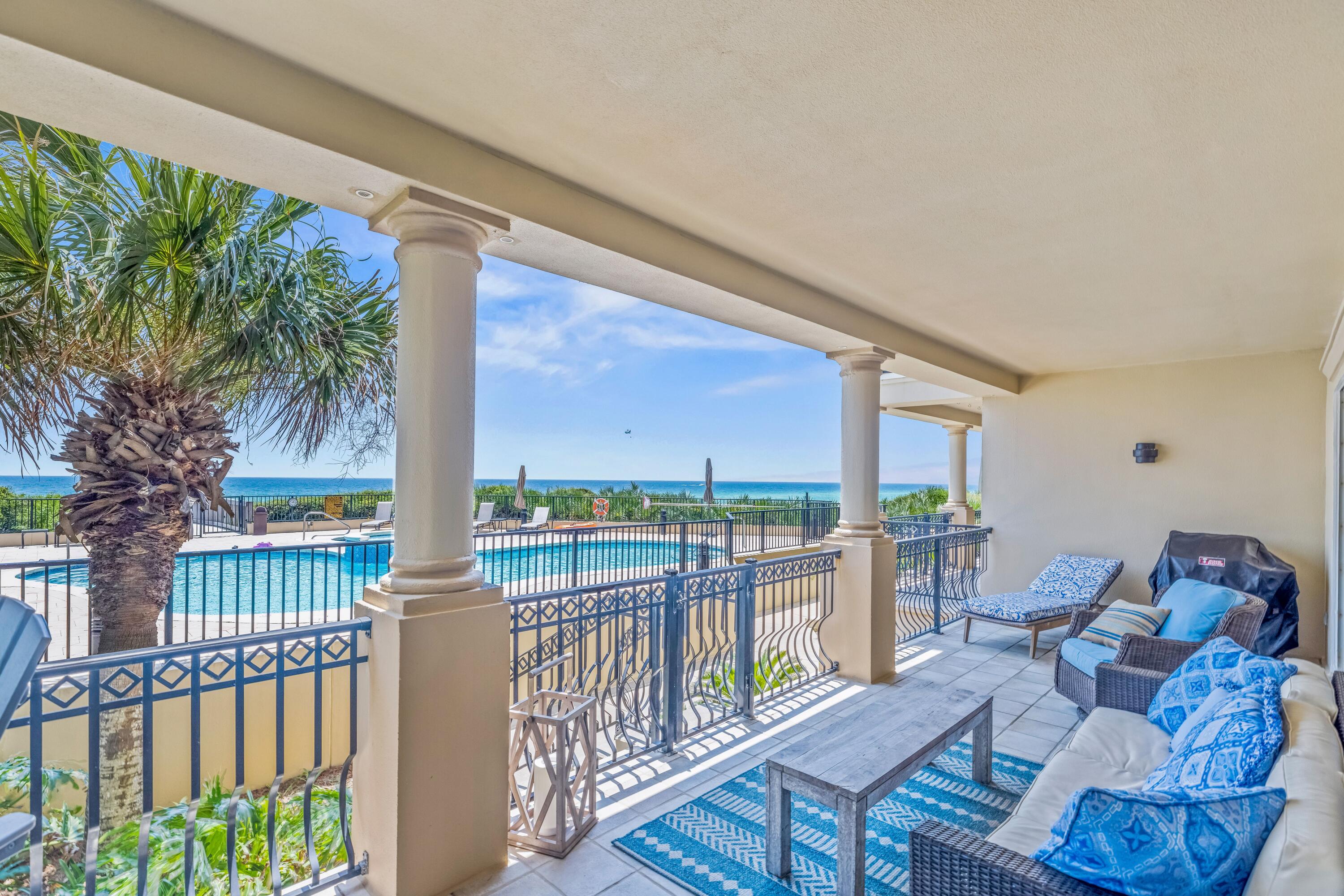 Welcome to Paradise! Experience coastal living at its finest in this stunning four-bedroom condominium, perfectly situated on the first floor, offering unrivaled vistas of the pristine community pool and the powdery white sands of the Miramar Beach shoreline.Property Details:Four bedrooms, providing ample space for your family and guests to relax and unwind.Recently renovated, ensuring modern comfort and style throughout.Gulf-front location, allowing you to wake up to the soothing sound of the waves and the salty sea breeze.First-floor convenience, offering easy access to the beach, pool, and other resort-style amenities.Unparalleled Views:Indulge in panoramic views of the Emerald waters from the comfort of your living room.