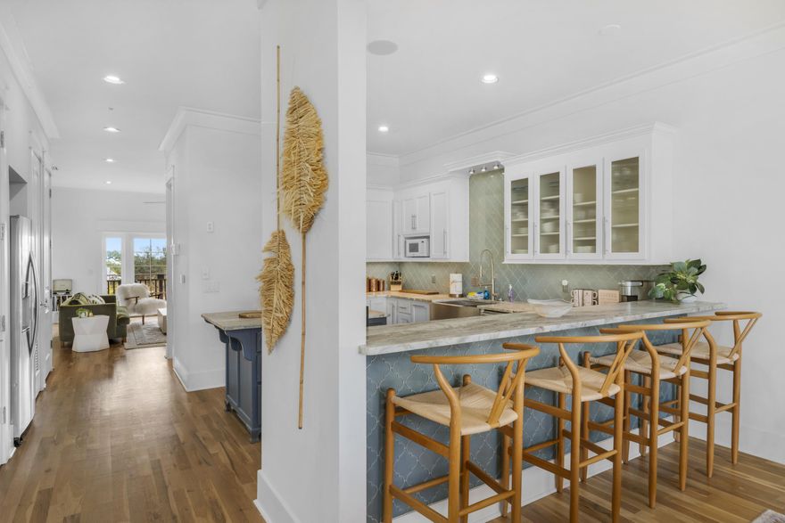 Experience the best of luxury coastal living in this beautifully updated 3BR/2.5BA residence, ideally located in the heart of Seagrove Beach. Set within the exclusive boutique community of Eastern Lake Village, this expansive 2,185 sq ft condo offers stunning views of Eastern Lake and the Gulf, blending timeless elegance with relaxed beachside charm.Designed with refinement and comfort in mind, the two-story layout features soaring 10-foot ceilings, rich refinished hardwood floors, and multiple private balconies perfect for savoring the coastal breeze. The gourmet kitchen is a chef's dream, complete with Viking appliances, granite countertops, and custom cabinetry. The thoughtfully appointed floor plan includes a generous primary suite with a luxurious en-suite bath, two well-proportioned guest bedroomsone offering private access to the full hall bathand a versatile foyer space ideal for a bunk area or home office. Two dedicated parking spaces ensure convenience and peace of mind.

Step outside and you're just moments from beloved local favorites like Old Florida Fish House, Beachy Bean Coffee, and Greenway Station. Beach access is effortless, with both Walton Dunes and Eastern Lake beaches less than a mile away, and the Eastern Lake Boat Ramp just a short stroll from your doorplacing you at the gateway to 30A's most coveted outdoor adventures.

Whether you're seeking a full-time residence, a refined second home, or a high-performing vacation rental, this exceptional property offers the rare opportunity to own a slice of paradise in one of 30A's most desirable enclaves.