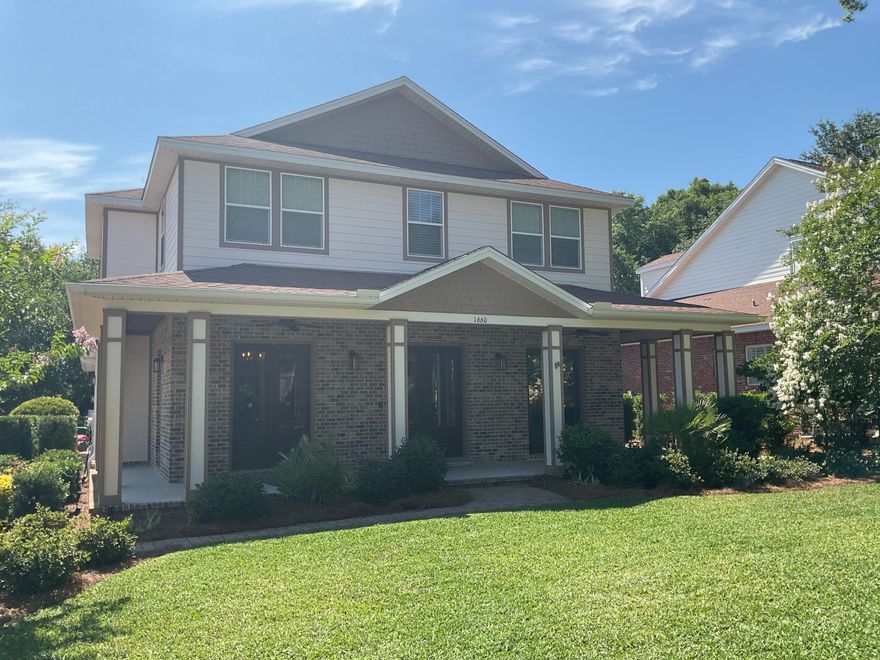 Nestled beneath mature oaks with meticulously landscaped front and back yards, this elegant New Orleans-style home sits just steps from the serene waters of Ward Cove and Choctawhatchee Bay. Located in The Parish at Bluewater Pointe--Niceville's most charming and intimate neighborhood--it offers a perfect blend of beauty, tranquility, and timeless character. With just 16 homes lining a brick-paved street, this family-friendly enclave offers exclusive water access via a private neighborhood dock, a central picnic area, and a welcoming, close-knit atmosphere.A distinctly Southern wrap around porch with classic wood ceiling draws you in through glass paneled double doors to the wide, welcoming foyer. The high-quality finishes and refined color palette immediately impress with soaring 10-foot ceilings, rich acacia hardwood floors, detailed crown molding and millwork, 8-foot solid wood doors, and designer lighting throughout. For added convenience and comfort, automatic shades are thoughtfully installed throughout the home, allowing for easy privacy and light control at the touch of a button.

The main level offers two spacious flex rooms that can easily adapt to your lifestyleideal for a home office, formal dining, playroom, media room, or home gym. The inviting living room is centered around a gas fireplace and filled with natural light from three sets of French doors that open to a backyard oasis enclosed by ornamental metal fencing. Enjoy a covered dining area and an expansive patio constructed with stylish pavers, featuring a built-in wood-burning fire pitperfect for relaxing or entertaining guests!

At the heart of the home is a chef's dream kitchen, outfitted with high-end appliances including a Wolf gas range with pot filler, a custom vent hood, expansive granite countertops, a large prep island with sink, and elegant custom cabinetry. Whether you're entertaining guests or preparing a family dinner, this space blends style and functionality.

Upstairs, you'll find four spacious, carpeted bedrooms and three full bathrooms with beautifully detailed tile flooring. The spacious primary suite offers a luxurious retreat, featuring a jetted tub, dual vanities, and a tiled walk-in shower. Two of the secondary bedrooms are connected by a convenient Jack and Jill bathroom, while the fourth bedroom enjoys access to its own private full bath. A guest-friendly half bathroom is conveniently located on the main level, adjacent to a versatile laundry and mudroom combo. This thoughtfully designed space includes a utility sink with countertop space, custom cabinetry, and practical shelving and hooksperfect for storing shoes, coats, hats, and backpacks, making daily comings and goings a breeze.

Don't miss your chance to live in this rare blend of classic Southern charm and modern elegance. Schedule your private tour todaythis extraordinary rental won't last long!
