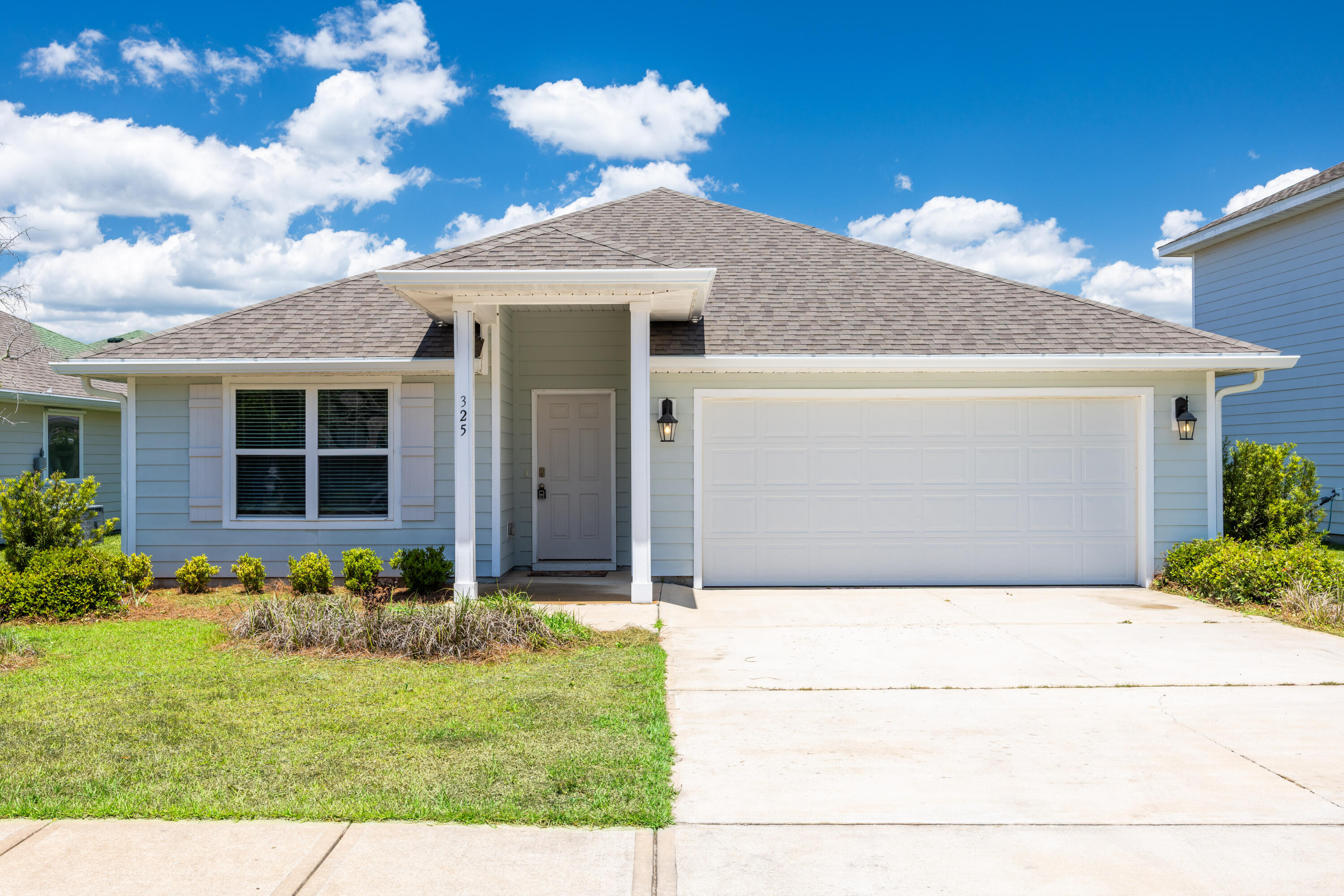 Step into a world of endless possibilities in this beautifully designed 4-bedroom, 2-bathroom home. With 1768 sq. ft. of thoughtfully crafted living space, this single-story gem in Freeport, FL, is the perfect canvas for your dream lifestyle.The heart of the home is a stunning open-concept kitchen and living area, where culinary adventures and family gatherings seamlessly blend. The kitchen shines with sleek white cabinetry, stainless steel appliances, and a generous island, ideal for casual dining or entertaining guests. Warm wood-look , Laminate flooring flows throughout, adding a touch of natural elegance to every room.Retreat to the spacious primary bedroom, a true sanctuary with ample space for relaxation and rejuvenation. Large windows in the bedrooms and living areas flood the home with natural light, creating an airy and inviting atmosphere.
Modern amenities abound, including ceiling fans for comfort, recessed lighting for ambiance, and a convenient laundry room. The bathrooms feature contemporary fixtures and finishes, providing a spa-like experience in the comfort of your own home.
With its perfect blend of style and functionality, this home offers the ideal setting for creating cherished memories and living your best life. Don't miss this opportunity to make your homeownership dreams a reality in beautiful Freeport, FL.
More Than a Home -- A Community Like No Other
Living in Hammock Bay is like stepping into a five-star resort that never ends. Residents enjoy:
-Three resort-style pools, including a lap pool
-A 4,000-square-foot 24-hour fitness center
-Tennis, basketball, and pickleball courts
-Two dog parks, complete with a dog-washing station
-An outdoor theater and Town Square hosting concerts, movies, and food trucks
-Miles of scenic walking trails and stocked ponds
-Private Bay Club with a dock, fishing pier, and breathtaking sunsets over Choctawhatchee Bay
With low HOA fees covering these unbeatable amenities, Hammock Bay stands apart from any other community in Florida.
A Location That Has It All
Situated in the thriving town of Freeport, this home offers the perfect balance of seclusion and accessibility. Within minutes, you can explore:
-The stunning 30A beaches
-South Walton's renowned dining and shopping
-Destin's lively entertainment scene
-Eglin and Hurlburt Air Force Bases, major airports, and top-rated schools
Everything you need is right at your fingertips.
Your Next Chapter Begins Here
This isn't just a home -- it's the backdrop for a lifetime of memories. Whether you're enjoying peaceful mornings on the porch, lively neighborhood gatherings, or the luxury of resort-style living, Mills Cottages at Hammock Bay delivers it all.
Don't let this opportunity pass you by--schedule your private tour today and experience the magic of Hammock Bay living!