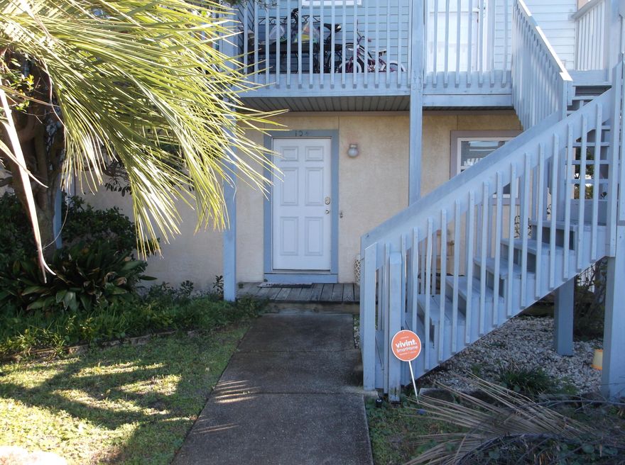 UPDATED GROUND FLOOR UNIT. GRANITE KITCHEN COUNTERTOPS, TILE FLOORS. COMPLEX POOL IS JUST OUT THE BACK DOORS. FIRST FLOOR 1 STORY UNIT IN HIGH DEMAND, NO STAIRS TO DEAL WITH. SHORT WALK TO COUNTY BEACH ACCESS. COMPLEX HAS POOL AND BOAT DOCKS-SLIP COULD BE RENTED THRU ASSOCIATION ON FIRST COME FIRST SERVED BASIS. WASHER/DRYER IN UNIT.