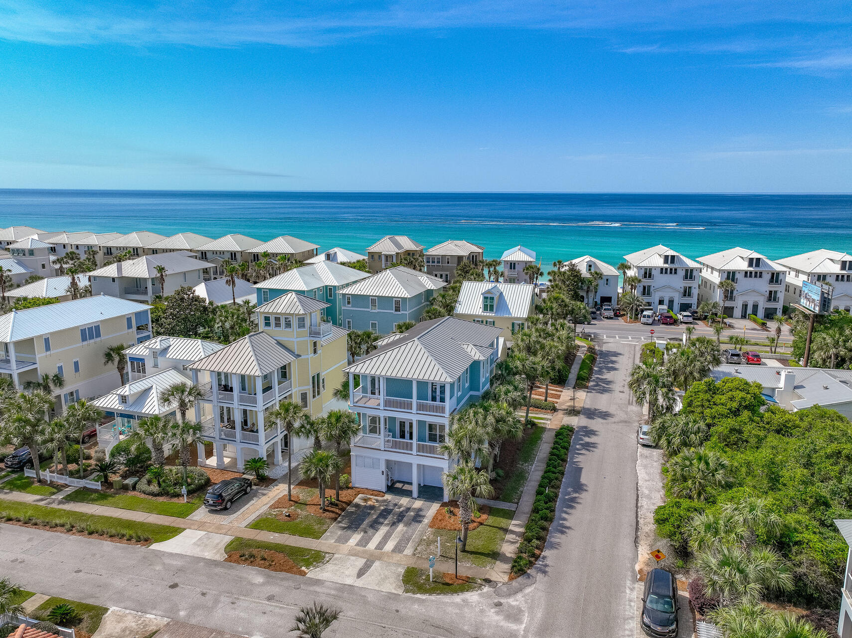 This beautifully renovated 7 bedroom/8 bath home in the sought after front portion of the Frangista Beach community is truly as its name describes, a ''Gulf Star'' on the Emerald Coast. Just a few hundred feet from the white sand beaches and enjoying deeded beach access, this Coastal Contemporary design is the perfect location for your next rental investment property. The layout includes 5 bedrooms/5 baths on the main top two stories, as well as a separate 2 bed/2bath guest quarters below and converted Garage with game room.With all new furnishings and decor, newly painted inside and out, new luxury vinyl plank flooring, new Quartzite kitchen and bathroom countertops as well as new decking you've got an investment ready to hit the next rental season with a bang.