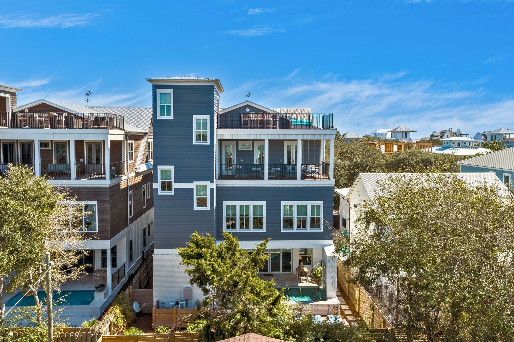 Large Family Vacation Home with Solid RentalsThis magnificent gulf-view beach house is just a hop from sand and sea with space to comfortably sleep up to 22 guests. Close to public beach access in charming Old Seagrove, it's in a quieter 30A location near Seaside, Florida.