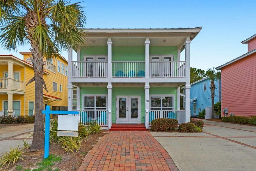 This charming coastal cottage sits on the West end of Scenic Highway 30A along the Gulf of Mexico.  Ideally located just across from the beach access, and steps from the community pool, as well as Oyster Lake! Enjoy gulf views from the third floor of the home! With accommodations for up to 12 guests and fantastic amenities you are sure to please the entire family when staying at this home!  Perfect for an investment property or personal beach getaway.