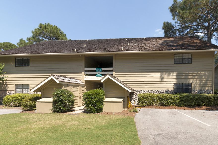 Gorgeous views of the lake and golf course from this recently updated, upstairs 2BR/2BA unit. This unit features new vinyl wood floors in the living & bedrooms and tile throughout the rest of the home. The kitchen has white appliances, grey cabinetry, & views of the golf course. The dining room is situated off the kitchen and opens to the living room. There is vaulted ceiling is the living & dining room, plus both have access to the large covered balcony. The master bedroom features 2 large closets and a private bath. There is also an additional bedroom, a full hallway bath, & outside storage. Seascape amenities feature gated access, 2,000FT of deeded beach, championship golf course, clay tennis courts, five pools, & is spread across over 330 Acres. See you at the beach!