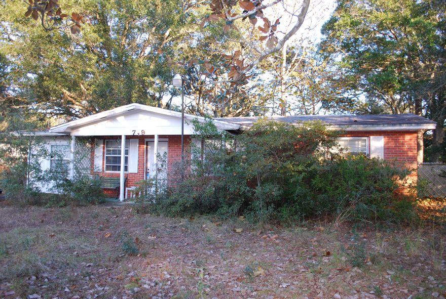 This home is located on a quiet street. Great fixer-upper or perfect lot for a new home. Property being sold As-Is. Buyer to verify all dimensions. Seller has not occupied the home.