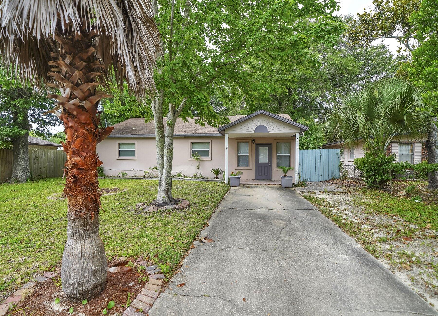 Welcome to 66 Carson Drive, Fort Walton Beach, FL! Boasting three bedrooms and one newly renovated bath, this charming residence offers a cozy and inviting atmosphere.The large fenced yard is ideal for outdoor activities and offers privacy and security. Picture yourself hosting gatherings, playing with pets, or simply relaxing in this fantastic outdoor space.Located conveniently close to shopping centers and a variety of restaurants, you'll have easy access to satisfy all your retail and dining needs.Inside, you'll find both a den and a living room, providing separate spaces for relaxation and entertainment. In addition, the screen porch offers a wonderful spot to enjoy the outdoors while being protected from insects.