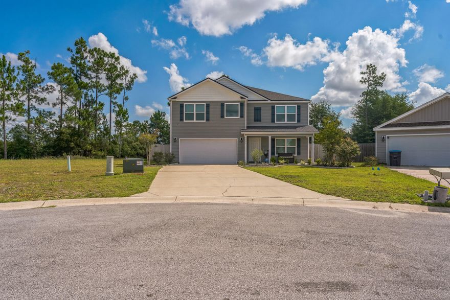 Welcome to 7133 Riverbrooke St - a beautifully maintained 2,556 sq ft Hayden Plan home built in 2016, offering modern comfort and thoughtful design. This spacious 5-bedroom, 3-bath home features two inviting living areas and a versatile flex room ideal for a home office or formal dining. The open-concept main floor showcases a stylish kitchen with stainless steel appliances, beadboard island, and a custom tile backsplash--perfect for both everyday living and entertaining. A convenient guest bedroom and full bath are also located on the main level.Upstairs, retreat to the generous primary suite with double vanities, a soaking tub, separate shower, and walk-in closet. Three additional bedrooms, a full bath, and a bright loft provide ample space for family, guests, or a game/media room. Step outside to a fully fenced backyard complete with a charming patio and gazeboyour own private haven for relaxing or hosting. Additional features include a 2-car garage with opener, attic storage, energy-efficient double-pane windows, and fresh paint throughoutall nestled in a quiet cul-de-sac community. **NO FLOOD INSURANCE REQUIRED!**