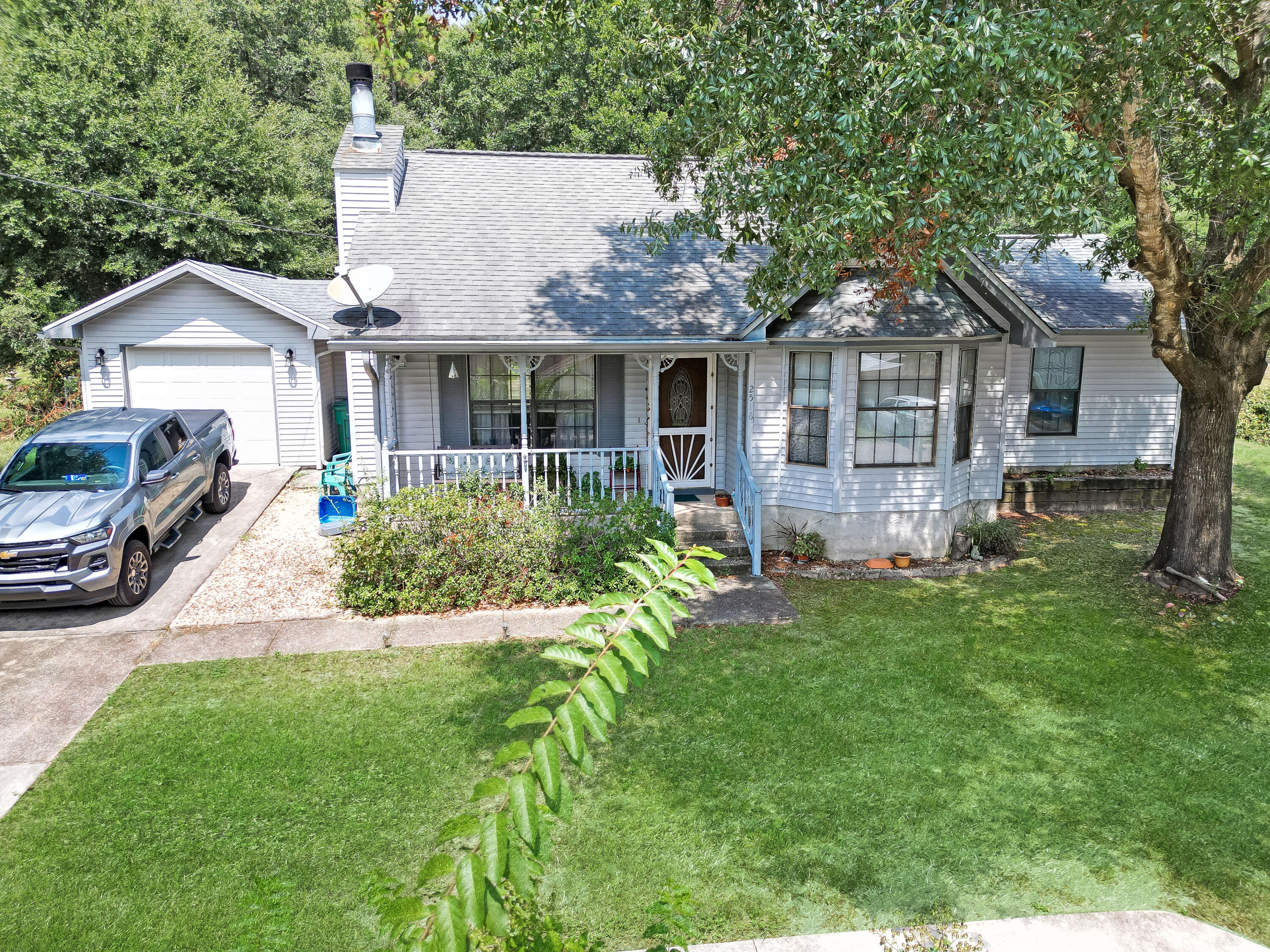 Charming Home Sweet Home on large .35 acre fenced lot! This home had big updates in 2017 with a newly added attached garage 20 x 12 and a big 20 x 10 family room added! Fireplace with an electric insert for turning living room into a cozy evening getaway! Storage shed in back yard stays. 2 covered porches to entertain or relax!