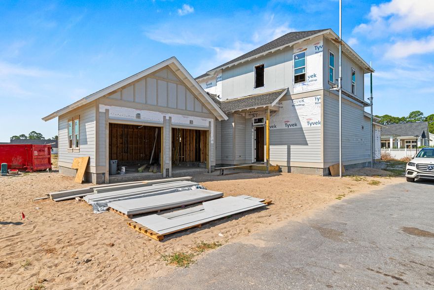 The Windsor Plan by Boswell Builders offers nearly 3,000 square feet of refined living space and thoughtfully curated upgrades throughout--including a private pool and outdoor kitchen for year-round enjoyment. Step through the welcoming front porch, highlighted by a gas lantern, into an expansive open-concept main level featuring 12' ceilings, wood beam accents, and a direct vent gas fireplace in the family room. With raised ceilings, 1'x6' transom windows above doors and windows invite abundant natural light into the space.The gourmet kitchen is a true showstopper, featuring an upgraded Thermador appliance package, white Carrara quartz countertops, a full-height matching slab backsplash, and a large walk-in pantry. The family room flows seamlessly to the back porch, where you'll find a fully equipped outdoor kitchen, surround sound speakers, and a tranquil private pool, ideal for entertaining. The Windsor floor plan includes 4 bedrooms, 4.5 bathrooms, and a spacious mudroom, along with a 2-car garage and 342 sq ft of combined porch space. The primary suite boasts generous proportions, a spa-like en-suite, and custom touches that elevate everyday living. Additional features include surround sound in the living room and porch, LVP flooring throughout, solid core doors, and a timeless coastal aesthetic that defines the Watersound Origins lifestyle.

The Watersound Origins community is one of South Walton's most coveted neighborhoods for its exceptional amenities, beautiful new homes, and prime location. Amenities include the Village Commons pool & fitness center, sports courts including tennis and pickle ball, miles of nature trails, dock access to Lake Powell, unlimited golf, and lots of green space for outdoor play. 

The all new Watersound Town Center brings a new level of excitement and convenience to the community with a Publix Super Market, delicious restaurants, healthcare facilities, and more right at the entrance to the neighborhood!

*Pricing for inventory homes include lot premiums and may include optional upgrades. Added options/upgrades and pricing are subject to change.