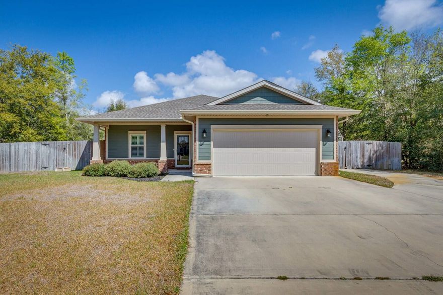 Welcome Home to 8136 Tortuga Street, your dream coastal escape! This charming newer home boasts a spacious half-acre lot with a shed, perfect for storing all your toys, and ample parking. Plus, no HOA means freedom to personalize your space. Inside, enjoy the modern kitchen with granite counters and new pendant lights over the island—ideal for whipping up tasty meals or entertaining friends. Plantation shutters add a touch of elegance throughout, while the master bedroom features a custom California closet system for organized living. Out back, relax on the covered porch and enjoy your private backyard but don't forget the extra 55' beyond the fence privacy fence. Got a boat or RV? No problem! There's ample space for parking right on the property. Oh, and did we mention this place was a vacation rental hit? With over 60% occupancy from April to July, it's not just a home; it's an investment in your coastal lifestyle. Grab this chance to embrace the Florida vibecall for a showing today!