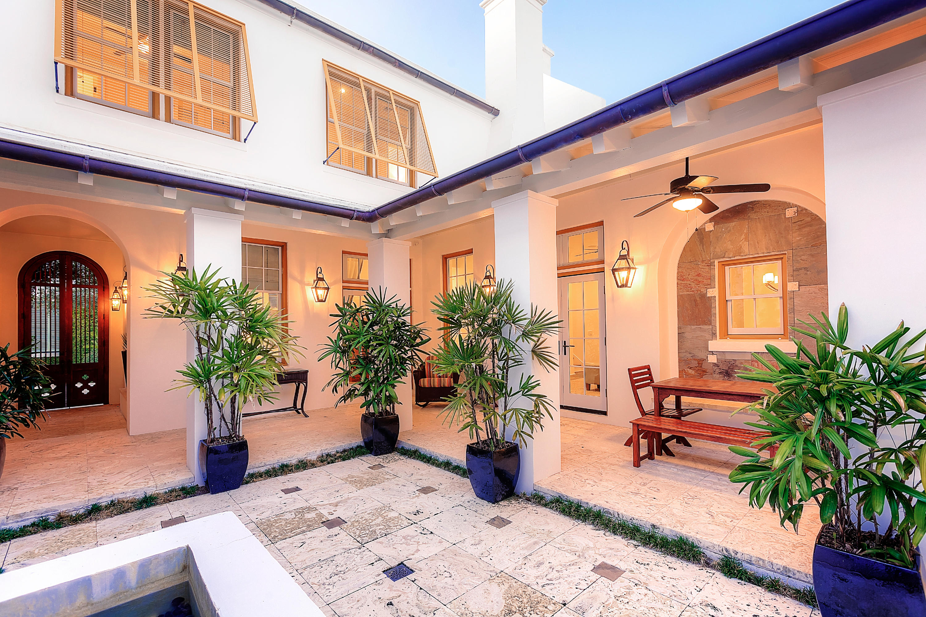 This Gary Justiss-designed courtyard home is as close to the beach as you can get without paying the premium to be on the south side of 30A! With 4 bedrooms + bunk, this Alys Beach original sleeps 10 and is just 4 houses north of 30A on the Sea Garden Walk pedestrian path between N. Charles & N. Somerset Streets at W. La Garza Lane. Although it has never been rented, this single-owner, immaculately maintained villa makes for the perfect vacation rental. Offered unfurnished, local interior designer, Holly Shipman, has put together two distinct furnishings plans in the Alys Beach vibe to give potential homeowners a couple of attractive and equally effortless choices to make the most of the season!Come take a look and imagine the possibilities for yourself!