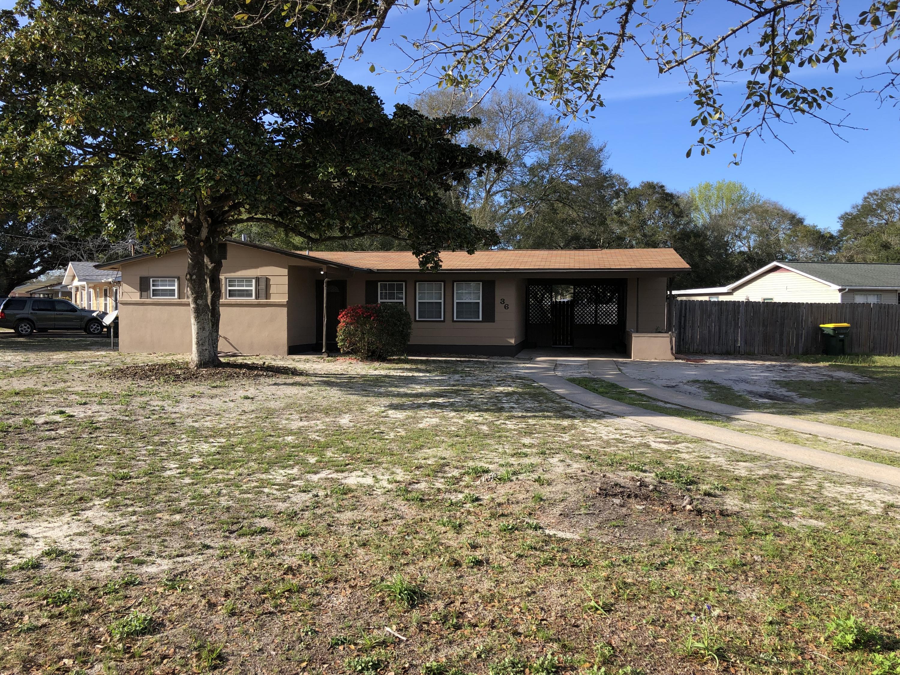This 3 BR / 1.5 Bath house has been well cared for. It is perfect as a starter home or investment property. Lovely tile floors throughout the main house and wood floors in the bedrooms. Water heater and Kitchen appliances were replaced in 2016; AC was replaced in 2015. On a corner lot with a fenced back yard gives you room for the kids to play or to entertain guests. Close to schools and convenient to both bases and shopping. Buyer to verify all Information.