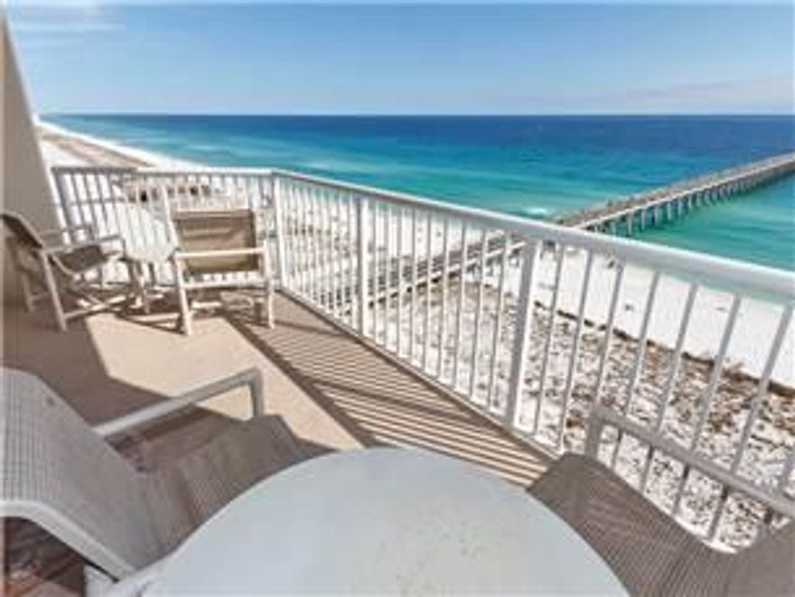 Newly listed 11th floor gulf front condo located in the Inn at Summerwind
is sold fully furnished with a warm Caribbean Isle dcor. This 1BR with a king size bed and two bunks in the hallway and queen sleeper sofa make this unit feel more like a 2BR. Uniquely located in the heart of Navarre Beach you are steps away from entertainment, restaurants, the pier, the park, boat ramp, and bike path. Amenities include swimming pool and hot tub and fitness room.