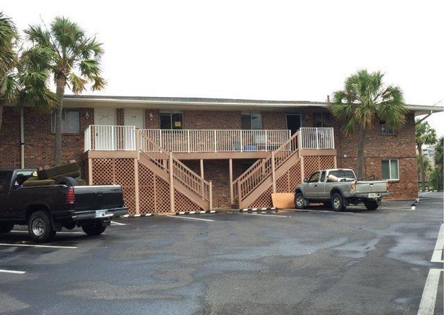 REO ~ Great 2 Bd / 1 Ba at Breakers West is just 1 block to the beach! The unit offers fresh paint through out. Unit had aluminum wiring & now has copper wiring & new trickle panel. Okaloosa Island is convenient to both Ft WAlton Beach & Destin. Don't miss this great opportunity to close to the beach! This property is eligible under the Freddie Mac First Look Initiative through August 5, 2015.