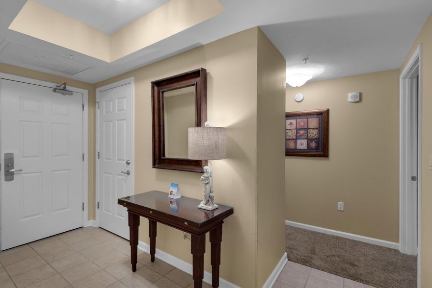 This 3-bedroom, 3 bath unit located on the east side of the building has great gulf views. There is a spacious living/dining area with floor to ceiling windows and terrace access.  The kitchen boasts a breakfast bar, all appliances, loads of countertop and cabinet space and a separate laundry room.  The master suite is spacious with gulf views and a walk-in closet.  The master bath offers double vanities, jacuzzi tub, and separate walk-in shower.  Both guest bedrooms have ensuite baths and share a separate terrace.  The elegant lobby leads to the St. Lucia private pool and hot tub with a fabulous outdoor grilling space.  In addition, owners and guests have access to the enormous Silver Shells lagoon pool with hot tub and kiddie pool.  Enjoy 1000 feet of gulf frontage and the Sand Bar on