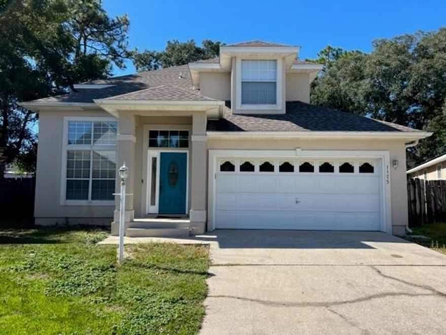 Beautiful Home, Conveniently Located in Northridge Creek on a quiet Cul-de-Sac. Location is between Hurlburt Field and Eglin AFB with an Easy Commute to Bases! Kitchen is larger than appears in photos. New fridge and microwave are on order. Large Great Room w/ gas fireplace, spacious dining area, open kitchen with Large Pantry and LVP Flooring. There is a half bath downstairs for Guests.  Master Bedroom is spacious with a Treyed ceiling and Walk-In Closet.  Master Bath has Double Vanities, Garden Tub and Separate Shower, Guest Bedrooms are nicely sized. Guest Bath has updated Vanity and LVP Flooring.  Fenced back yard is larger than most in the neighborhood.  2-Car Garage and 2 more parking spaces in the driveway. Roof was new in 2019.  Prefer no pets but will consider a small pet with recent references and deposit (no dangerous breeds due to insurance.)