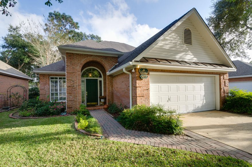 Excellent neighborhood. Super location. Well maintained. This 3 bedroom 2.5 bath home will be a delight for anyone. Located at the end of a cul-de-sac and within minutes to schools, parks, shopping and dining. The foyer greets with raised ceilings and opens into great room with gas fireplace. Living space can be extended through the glass slider doors to the screened in back porch. All 3 bedrooms are generous in size and are laid out in a split bedroom floor plan,offering the master privacy from the additional 2 bedrooms. Kitchen is well equipped has plenty of cabinets and a center island. Over-sized laundry room with plenty of storage. The exterior features include 6-ft privacy fenced backyard, sprinkler system, two-car garage with pull down stair with attic storage. Home security system