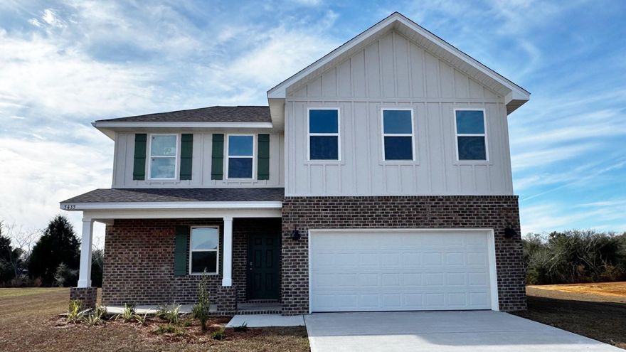 Charlie Day Estates is just minutes from shopping, dining, schools, & a short trip on SR-85 from the pristine beaches of Destin, Navarre, & Pensacola. NEW ''Belfort'' floorplan is a well-designed 2 story model. Highly desirable open concept. The kitchen, living room & dining area flow together for relaxed living. Open kitchen features: all stainless-steel appliances, pantry, Quartz kitchen countertops, nice island, smooth-top range, built in microwave & quiet dishwasher.  Bedroom 1 on the first floor offers a spacious walk-in closet, & adjoining bath has a double vanity, large shower, linen and water closet. The 'Smart Home Connect' System offers a variety of Smart Hm. Devices for your convenience!