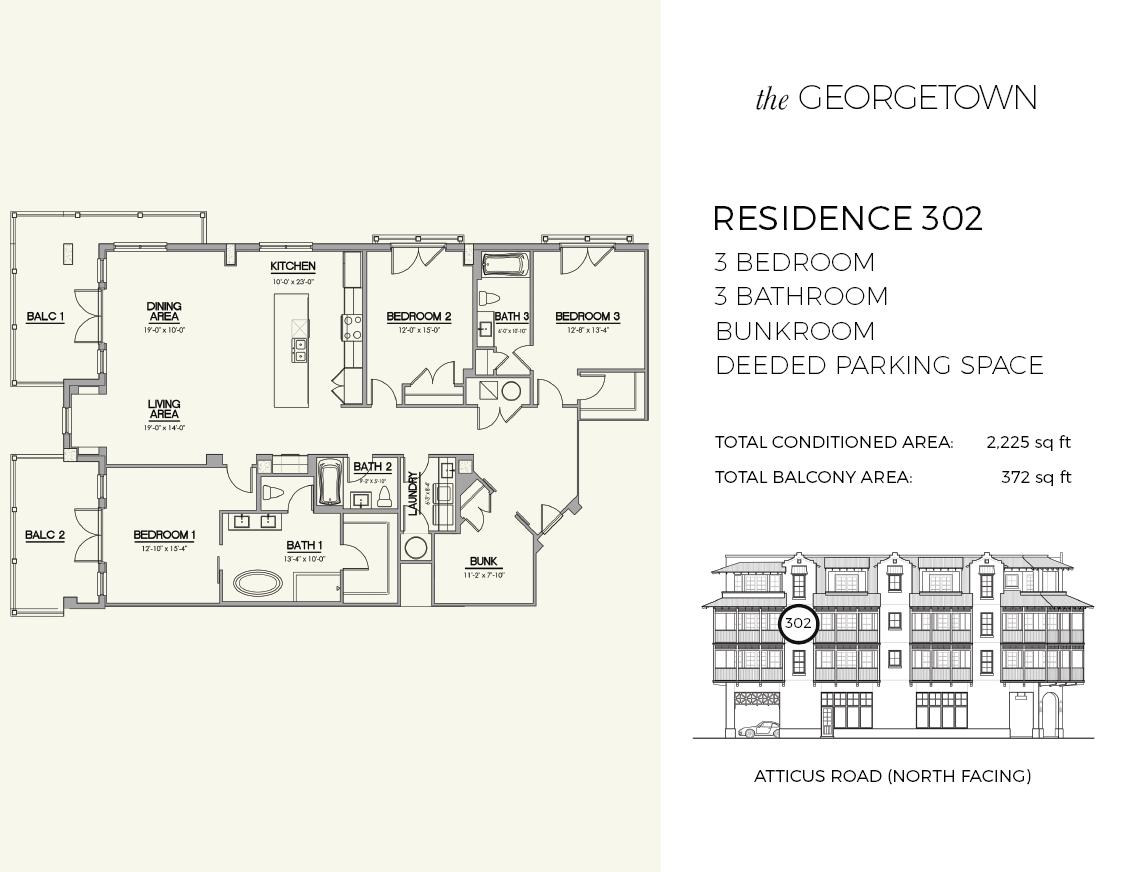 Rosemary Beach, The Georgetown - Residential