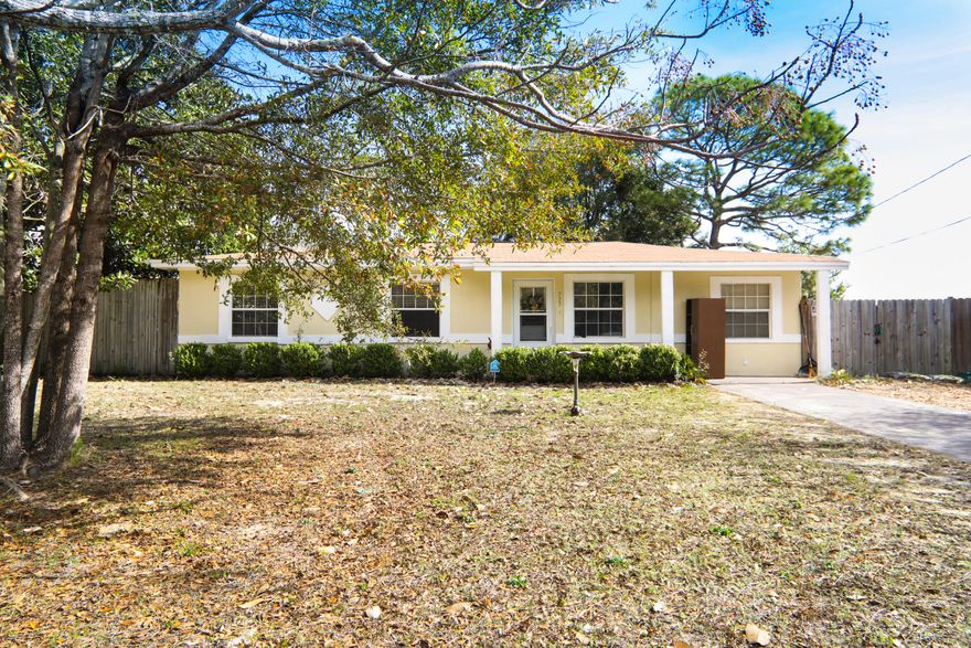 Look no further! Completely renovated home located in the heart of Fort Walton Beach. The kitchen is truly the heart of this home with its many features. Kitchen features stainless steel appliances (includes a gas stove and all appliances were installed in 2013), high grade kitchen cabinets topped with beautiful travertine, and complimented by slate backsplash. For those colder months or those with cold feet, enjoy the heated travertine flooring located in both the kitchen and master bathroom. Both bathrooms include decorative vanities, white cedar walls, and new fixtures. Beautiful hardwood flooring can be found throughout the home. Tax roll is incorrect, home has four bedrooms and two full bathrooms.