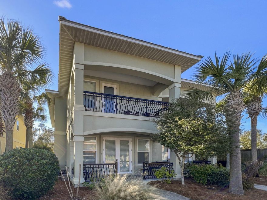 Bring the family and the friends!  This amazing beach access townhome is just steps away from the white sandy shores of the Emerald Coast.  Private beach access gives you an easy way to enjoy the beach and be home for dinner.  The pool is on the way back from the beach so rinse off and get ready to enjoy the sunset from one of the many balconies on this 3 story unit.  Each room has its own bathroom, there is plenty of room for the whole family and some friends as well.