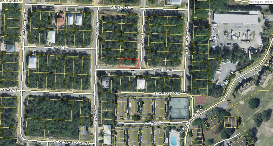 Beautiful Lot in Frangista Beach. Frangista Beach is a gated neighborhood, close to the beach and has a great community pool. This location is close to local restaurants and shopping in Silver Sands Outlets.