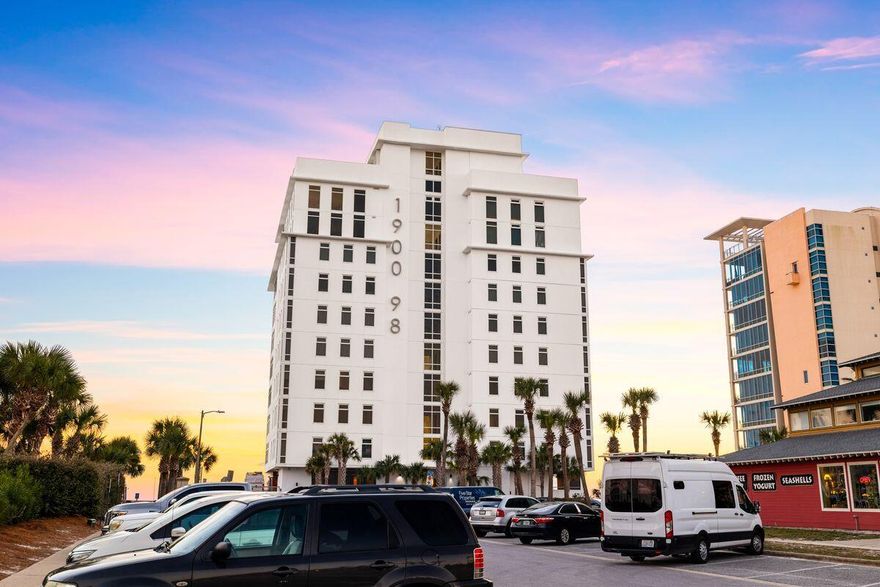 Completely renovated by the current owners in 2023, this luxurious gulf-front condo is superbly located for beach lovers. Boasting a prestigious address, it's the newest development on Destin's pristine Emerald Coast, right next to Henderson State Park. This spacious beach retreat has three beautiful bedrooms, three swanky bathrooms and a built-in bunk room. Step inside this light, bright haven and you'll immediately be captivated by the panoramic views taking in the emerald Gulf of Mexico and miles of coastline in either direction. Sliding doors provide a seamless transition onto the generous 12-ft. terrace where you can look forward to unparalleled sunset views. Glass railings provide unimpeded views of the breathtaking panorama laid out before you.