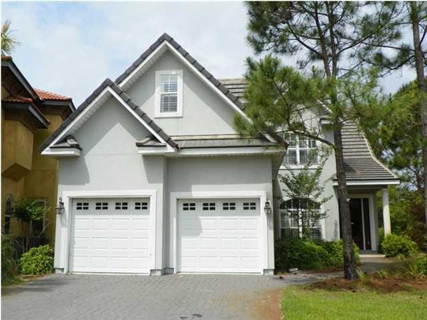 This beautiful, unfurnished home offers you four bedrooms, two and 1/2 bathrooms and is located on the 10th green of the Emerald Bay golf course. Enjoy the view from the kitchen which opens to the great room and overlooks a lake teeming with fish. There are stainless steel appliances, a gas stove, and granite counter tops in the kitchen as well as the added touches of crown molding and plantation shutters throughout this Destin rental home. The home has hardwood flooring, tile and new carpet throughout. There is a gas fireplace and an over-sized screened in Florida room perfect for chilly or warm evenings, respectively. There is a two car garage.