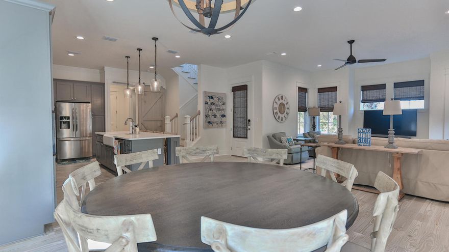 'Katmanblu' is the property that you must have in Seacrest Beach built by Chi-Mar Construction. This beautiful beach was completed in 2017  offers luxurious finishes, gourmet kitchen, bunk room, decks for entertaining and built in grilling area on covered porch. Great corner lot and location in Seacrest. Very close to all restaurants and shopping in Rosemary and Alys Beach. Rental Numbers exceed $90,000 Excellent Rental by 30a Rental Properties.