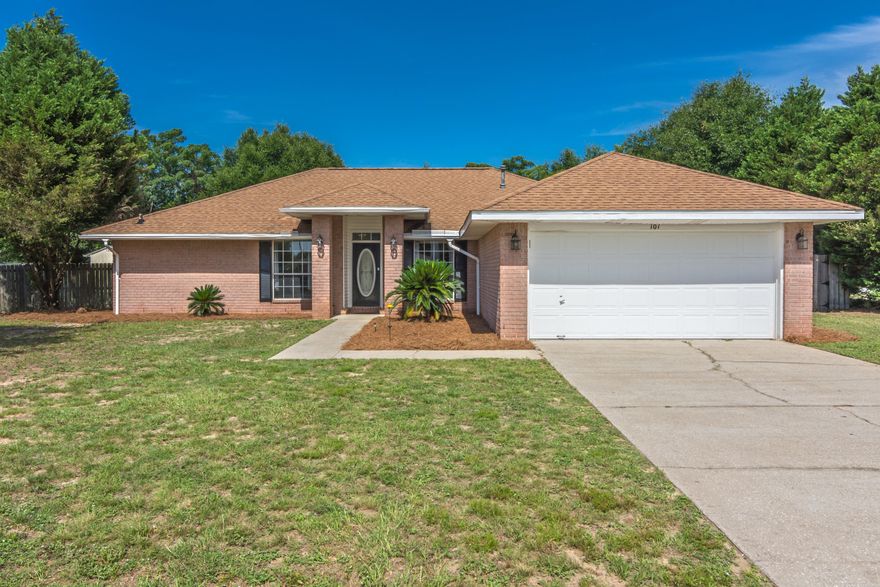 Don't delay in seeing this home as it will please any buyer. Located on a large corner flat lot with a long driveway, for plenty of room for all your parking needs. This home has a all new kitchen to include new cabinets, granite countertops, appliances and backsplash. New master bathroom with new vanities, flooring, tile shower, shower jets, toilet and plumbing fixtures. Hall bathroom also has a new vanity, tile backsplash and new toilet and plumbing fixtures. Out back is a screen in porch as well as a open covered patio. Roof was replaced in 2007, HVAC in 2016, HWH in 2017. This is a must see home today.