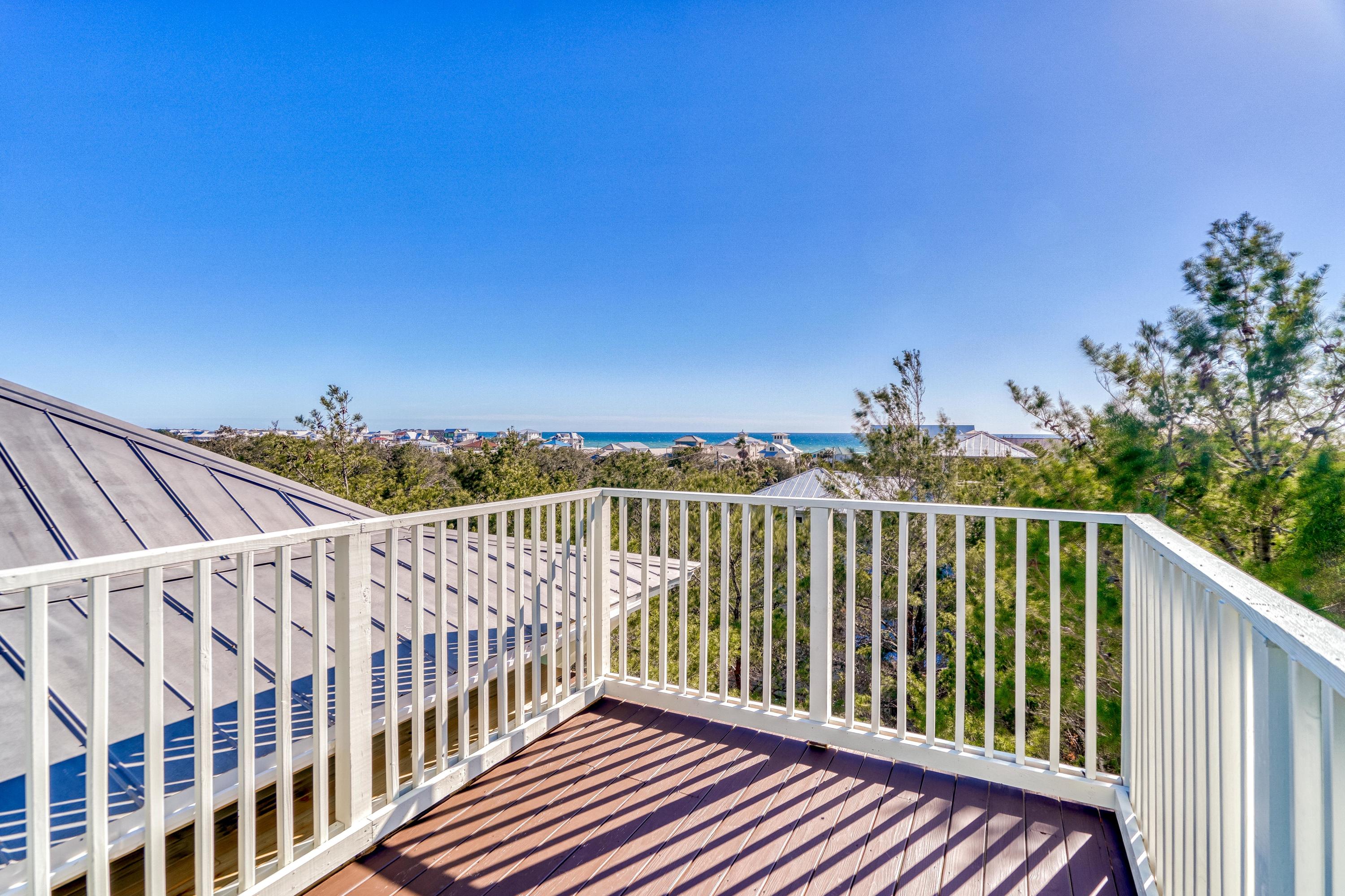 Welcome to 226 Williams Street, located in the fantastic community of Dalton Cottages in Seagrove Beach! This precious Florida cottage is updated, and ready to be a fantastic primary residence, or even as a lucrative vacation rental! Just a short walk to Eastern Lake, steps from the beach, on a quiet street, and short term rentals are okay! 226 Williams Street features four bedrooms and four bathrooms. The first floor features an open-plan living and dining area, with an open kitchen and all-new appliances. The first floor also features a bedroom/ bathroom, conveniently placed off the front porch. The second floor features a master suite with a private porch with wooded views, two guest suites and a bunk room.