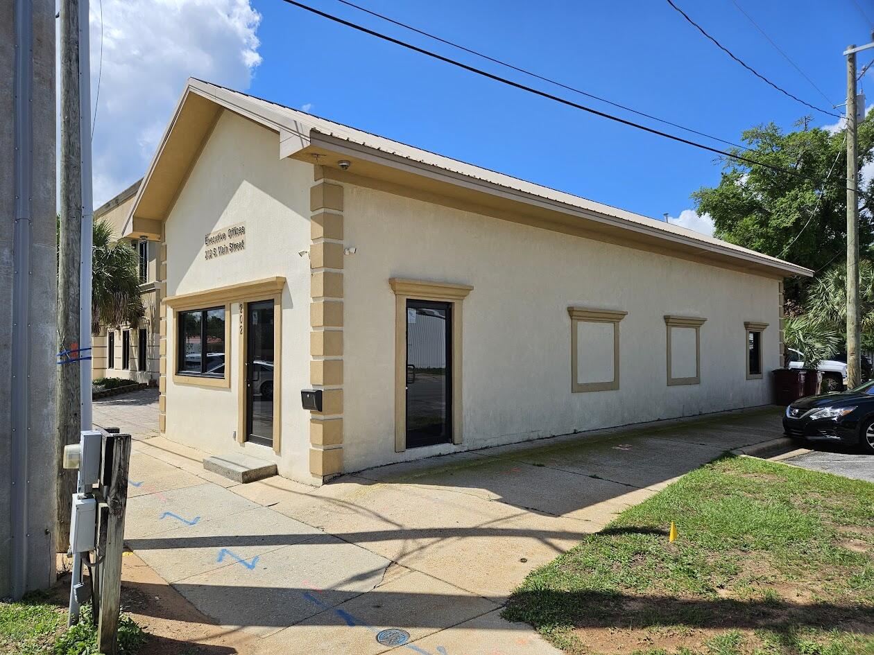 Prime location for your retail or service business in the heart of the bustling city of Crestview. Near the redeveloped commercial district along Main Street, this 1100 square foot building has ample on-site and street side parking for your clients and customers. Also available for lease. All information is deemed reliable to be verified by Buyer for their particular use.