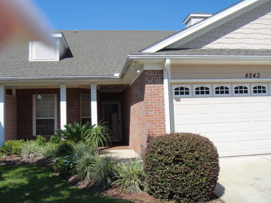 Diamond Lakes is a beautiful all brick community located in the heart of Destin, FL. The community offers a nice pool. This spacious, unfurnished three bedroom, two bathroom home sits on the lake. The lawn care, sewer and trash are included in the rent. The kitchen boasts granite counter-tops, stainless steel appliances, tile in dining, living and bathrooms. Enjoy the high vaulted ceilings with a fireplace in the living room. Enjoy the views of the lake from the screened in porch. This home includes a washer and dryer and you also have a two car garage. This home is not pet friendly and no smoking.