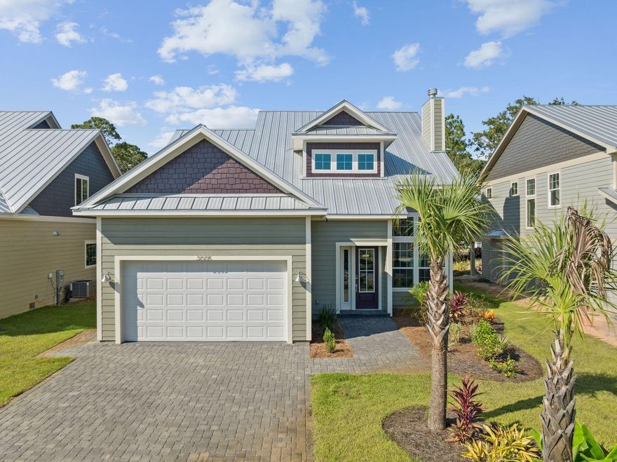 Eagle Bay Luxury Waterfront Residences. Discover an extraordinary collection of waterfront residences nestled along a tranquil canal with direct access to the pristine waters of Choctawhatchee Bay. These meticulously crafted four-bedroom, two-and-a-half-bath homes represent the pinnacle of coastal living in coveted South Walton.Each thoughtfully designed residence showcases an expansive open-concept layout featuring gourmet kitchens with premium finishes and spacious primary suites with private en-suite bathrooms. Wake to endless water views from the dining spaces, primary bedroom, and upper-level bedrooms, creating a constant connection to the bay's natural beauty.