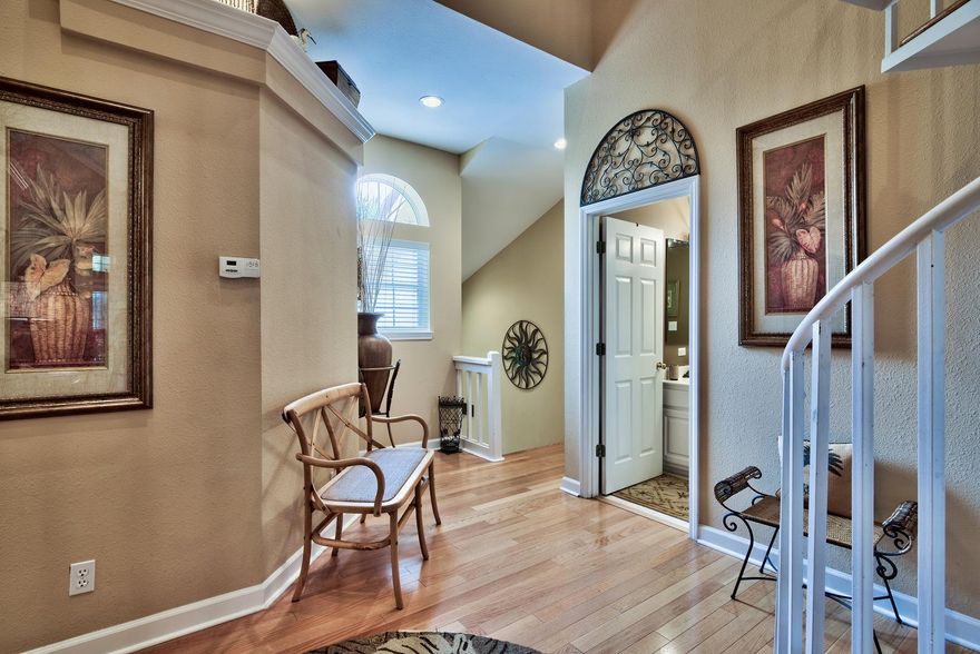 Spacious second floor resort home with three bedrooms plus loft and open floor plan. Large wraparound screen porch enjoys views overlooking Tivoli's pool and Baytowne Golf Course. Minutes to the beach and all of Sandestin's other appealing amenities. Rental capable (with lots of secured owner storage) and fully furnished with some exceptions.