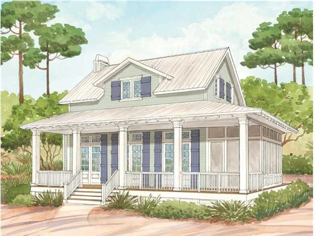 This new home located in Watercolor's Crossings District offers 2,580 square feet, 3 bedrooms, bunk room, 3 full baths/2 half baths and full size laundry room with sink. Features include: hardwood flooring throughout, White ice kitchen counters and Carrera marble bathroom countertops throughout, Coastal Living cabinetry with glide drawers/doors, Wolf, Sub-zero appliances in kitchen, and screened porch. Amenities include: community pools, Beach Club, nature trails, kayaking, canoeing, fitness center, tennis and Camp WaterColor. Centrally located to the best dining, unique boutique shopping, bike paths and some of the most challenging golf courses the gulf coast has to offer. Easy access to Hwy 98, allowing you to explore the nearby cities of Destin or Panama City Beach, as well as, the