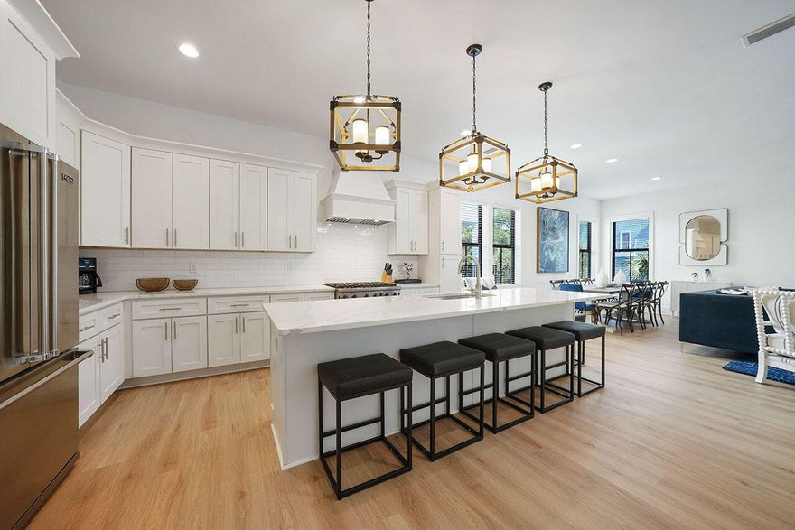 Brand New Construction and sold beautifully and newly furnished. There's still plenty of time to rent out for spring/summer season.  Steps from ultra-happening Shunk Gulley restaurant and 30A's widest public beach access at Ed Walline Park. Located adjacent to Gulf Place entertainment district. Plan on monthly afternoon art walks, Saturday concerts on the lawn, leisurely dinners at renowned restaurants, and memorable shopping. Santa Rosa Golf club is a five minute drive and offers some of the area's best semi-private play. No wonder this ''has it all' home is projected to produce over $220K per year in vacation rental income. ''Let It Be'' - This newly built stunner sleeps 14 across 6 bedrooms, has a private pool that can be heated, an elevator that accesses all floors.