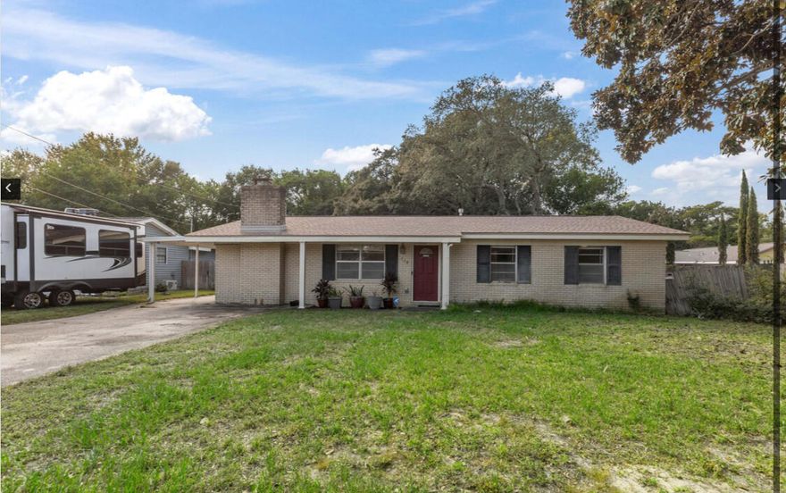 Welcome to this centrally located brick ranch style home. Fitted with a 2020 Roof, 2017 gas water heater, 2015 HVAC, and 2021 full rewire. In 2001 the garage was converted to add additional living space. This room is a great flex space with a floor to ceiling brick fireplace. Very spacious backyard.