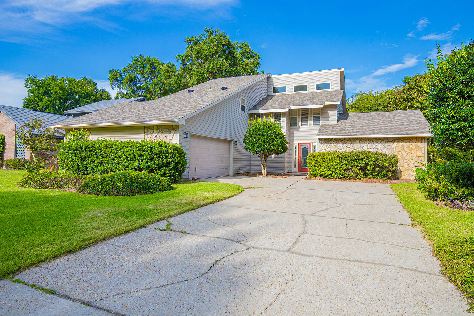 This home is no longer under contract and is ready to be the perfect home for a qualified buyer. There are so many reasons to call this Bluewater Bay property yours - a BRAND NEW ROOF (7/20), over 3000 square feet of living space, an awesome location with NO HOA, new lawn pump, new Bosch dishwasher, newer HVAC units (2017 and 2003), newer water heater (2016)! Fall in love with the soaring, wood-paneled cathedral ceiling in the central living room, the updated kitchen with granite counters and custom cabinetry, the enormous family/flex room, and the second floor master retreat with updated on suite bath and pocket office! Located in the heart of Bluewater Bay's resort community.