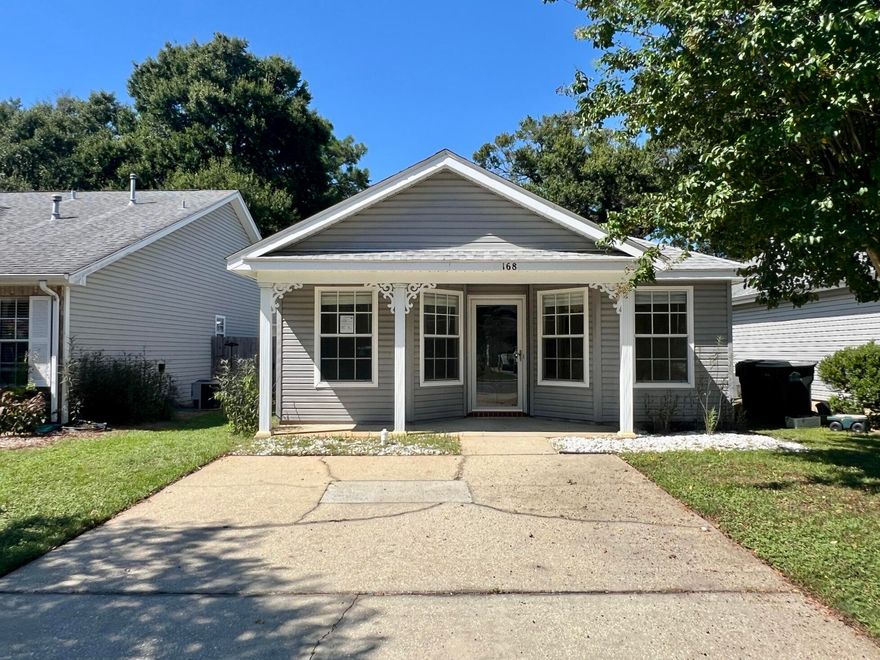 Centrally located, this vinyl sided REO home is waiting for you. Built in 1996, this 1180 square foot home has split bedroom design with 3 bedrooms and 2 baths. Tile is found throughout the property. This home has a privacy fenced back yard, covered patio, and extra storage building in back. Just a few miles from interstate access, public schools, colleges, churches, shopping and so much more, this property is a must see to appreciate. Call today before it's gone! Home is is FHA insurable (IN) and does quality for FHA's 100 down program.