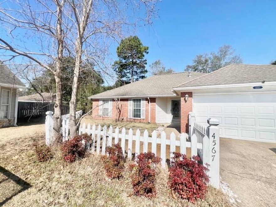 Available March 28th Pets considered with Owner approvalWonderful all brick home in Blue Pine Village with COMMUNITY POOL ACCESS! This beautiful home features wood laminate floors in main areas and carpet in bedrooms! The living room is spacious and features stunning fire place! The kitchen has white cabinets, GRANITE countertops, and STAINLESS STEEL appliances.  Out back is a screened porch and large fenced back yard with storage shed. Home has a 2 car garage and room for additional cars in driveway. **All pets are registered via pet screening, and all assistance animals are verified through the same screening process.**

**Carpet cleaning & Admin Fee charged (if applicable)**

Tenant to verify all data. Please contact Sound Choice Real Estate to schedule a showing- 850-389-8533.

***Approval is based on several factors as follows***
- Rental History and Verification
- Employment History and Verification
- Credit History
- Criminal Background & Terrorist Database Check
- Pet Verification