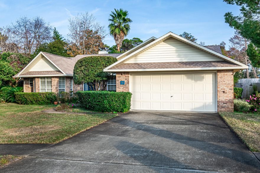 Welcome to 191 Kel-Wen Circle - One owner home in a small well manicured neighborhood with no short term rentals and no HOA dues plus a short distance to the public beach access via dedicated paved neighborhood path! Prominent features include granite kitchen counter tops, a dining area, a breakfast nook, a cozy living room with a fireplace, master suite with large walk in closet and bath with double vanities, separate shower and garden tub. 2 car garage partially fenced backyard plus two open and one screened in porch. This one level home has great bones and is ready for a new owner who wants to create lasting memories. The neighborhood of Emerald Breeze Estates offers a prime Destin location in the Crystal Beach area near Destin Commons and Miramar Beach, Grand Blvd & Sandestin Resort.