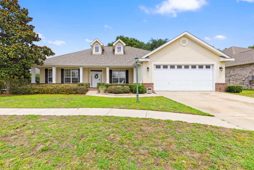 Welcome home to this impressive 4 bedroom, 3 bathroom Key Lime-built beauty in the sought-after, gated community of Chanan Estates! With 2,525 square feet of living space, this home offers elegance, comfort, and convenience at every turn.From the moment you approach the charming front porch with swing, you'll feel right at home. Inside, you're greeted by soaring 11' trey ceilings, hardwood floors, and a welcoming foyer that opens up to a bright, open layout.The kitchen features granite countertops, a gas range, upgraded stainless steel refrigerator, breakfast bar with pendant lighting, and plenty of space for cooking and entertaining. The adjacent living room is anchored by a cozy gas fireplace and opens directly into the sun-drenched Florida room--the perfect place to relax. Retreat to the main suite complete with raised ceilings, direct Florida room access, a spacious bathroom with dual vanities, jetted tub, separate shower, private water closet, and a generous walk-in closet.
The fully fenced backyard is flat and private with a large patio for entertaining, plus a fire pit.
Less than 2 miles to S Ferdon Blvd you have the benefit of serenity with easy access to shopping, dining, or traveling.

*Background, credit checks
*Pet friendly upon approval
*Move out clean fee