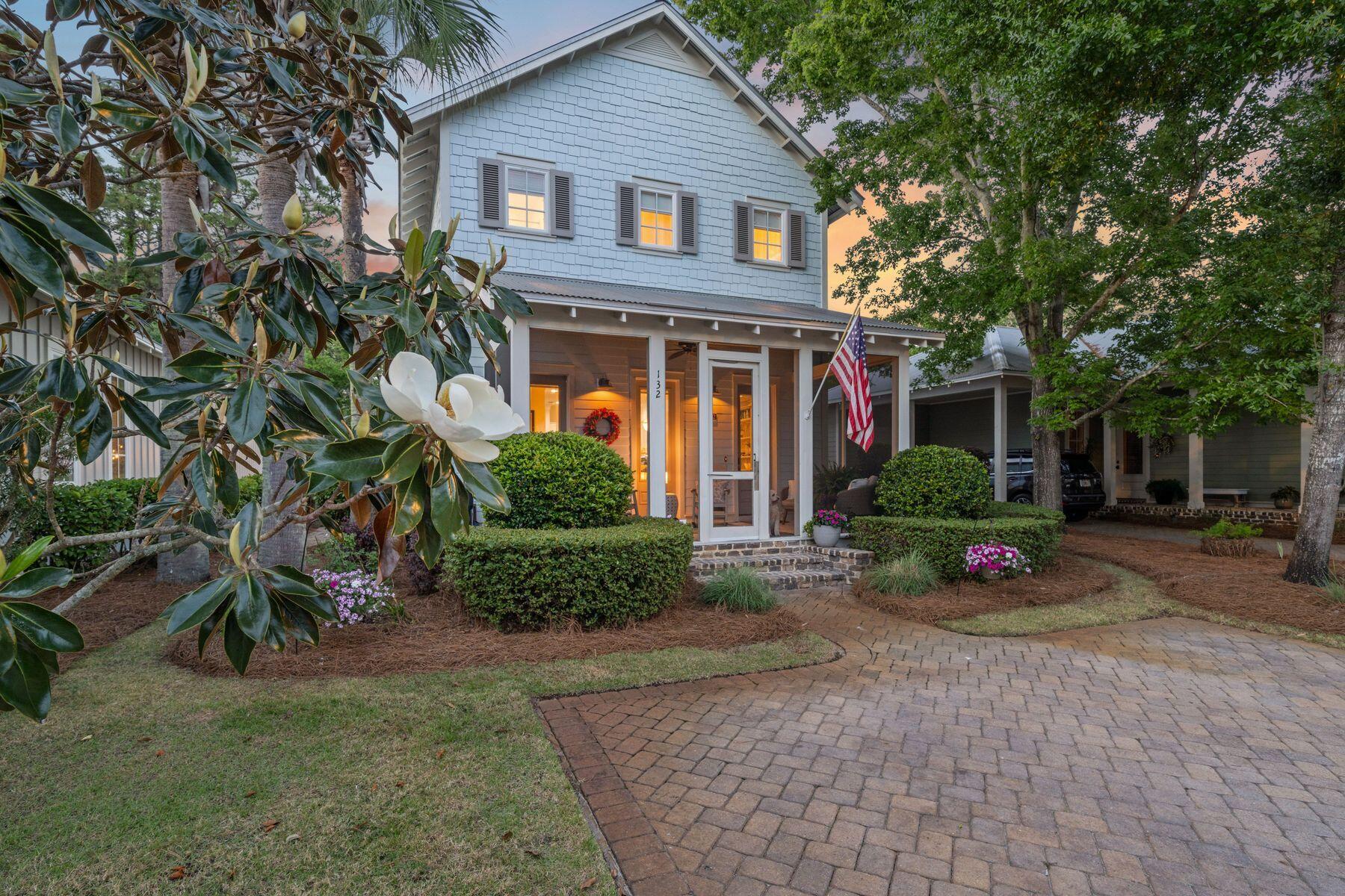 A rare opportunity awaits in Carson Oaks, where waterfront access meets resort-style amenities in one of Santa Rosa Beach's most charming tree-lined communities. A true boater's paradise, residents here enjoy exclusive use of a private boat launch and waterfront park with deepwater access to Choctawhatchee Bay, complete with docks, a brand-new boatyard pavilion, an outdoor kitchen and a lounge area designed for relaxing after a day on the water. Even better, eligible veterans can take advantage of an *Assumable VA loan at just 3.125%* on $543,283 -- an exceptional value in today's market. This beautifully updated two-story home features more than $82K in thoughtful improvements, offering refined living across three bedrooms, a spacious loft, and inviting common areas both indoors and out. Recent upgrades include luxury vinyl plank flooring throughout the upper level, new interior and exterior paint, custom window treatments, a custom iron stairwell, and a backyard entertainment area finished with new brick pavers and synthetic turf. The bright, open kitchen boasts newer appliances and updated lighting, and the loft offers custom cabinetry with granite countertops perfect for additional storage or a flexible work-from-home setup. Out front, a welcoming screened porch with a custom wood door opens to a paved driveway, and a picturesque street lined with magnolia and palm trees, while the backyard is designed for low-maintenance enjoyment and privacy. With its blend of natural beauty, upgraded comfort and unbeatable boating access, 132 Carson Oaks Lane offers the lifestyle you've been waiting for. The Carson Oaks neighborhood is renowned for its exceptional community amenities, including monthly events, a large updated pool with new furniture and TVs, a recently resurfaced pickle-ball court, a stocked fishing pond with beautiful green spaces framed by majestic oak and magnolia trees, and a private boatyard for year-round enjoyment. Conveniently located near Highway 98, Sandestin's Grand Boulevard premier shopping and dining, and only 10-minutes to the 30A beaches, this home is ideal as a primary residence, second home or long-term rental investment.