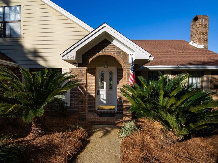 This lightly lived in 4 bedroom 3 full bath lakefront home in the gated neighborhood of Windward Estates is a must see! The beautiful kitchen overlooks the lake and has vaulted ceilings, cherrywood cabinets with soft close drawers and a large breakfast nook. The formal dining room and large family room also have lake views. There is another spacious living area on the front of the home as well. The master suite also overlooks the lake and has two walk in closets and a new screened in porch. There is another bedroom and full bath downstairs as well. Upstairs you will find two large bedrooms and another full bath. Roof is only 10 years old, newer ac, and there is a full termite bond in place. This has been a second home so very lightly lived in. Kitchen is like brand new. All measurements