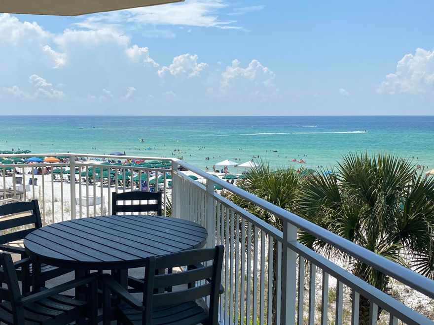 3D TOUR: https://my.matterport.com/show/?m=VhMzfpJ25vL&brand=0  **RARE OFFERING!! STUNNING VIEWS!  3BR/3BA MEGA -RENTAL w/ $85K++ in 2019 rents! corner S unit W side in WATERSCAPE! B301 has awe inspiring sunset views down Okaloosa Is. to Navarre! Furnished. Luxury vinyl in LR, tiled kitchen; BRs carpeted. Hall bunks; sleeps 10. Huge laundry room w/storage. Largest plan; 2 gulf front Brs w/direct views +3rd Br w/twins! Huge Master w/en suite double sinks, soaking tub, shower. Lg. kitchen w/stainless appliances. #1 Fun Family Beachfront Resort! 10' waterfall, lazyriver, kiddie playpark, zero edge pool, hottubs, fitness, 10 grills, covered parking, Fudpuckers food, heated upper pool, 24hr security, solid HOA! NEW patio furniture. These units rarely come on the market. ACT QUICK! Sold as is.